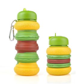 Sports Water Bottle, Silicone Collapsible Spherical Drinking Mug, Leak-proof Squeezable Shockproof, Basketball Soccer Baseball Billiards Volleyba (Option: O)